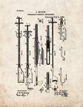Patent Blueprint 3957 1 12 A4 Photo Print