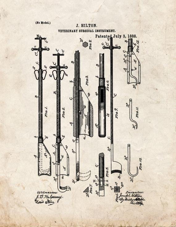 Patent Blueprint 3957 1 12 A4 Photo Print