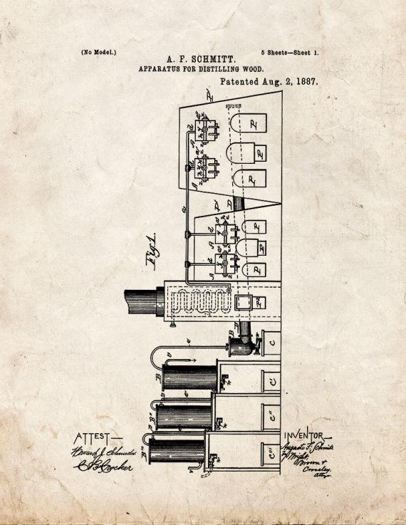 Patent Blueprint 3959 1 12 A4 Photo Print