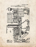 Patent Blueprint 3960 1 12 A4 Photo Print