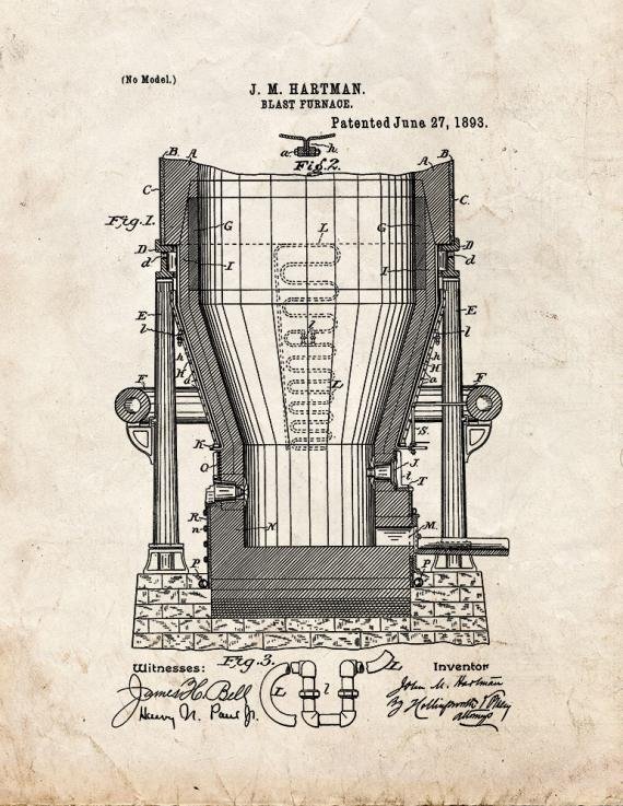 Patent Blueprint 3966 1 12 A4 Photo Print