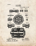 Patent Blueprint 3971 1 12 A4 Photo Print
