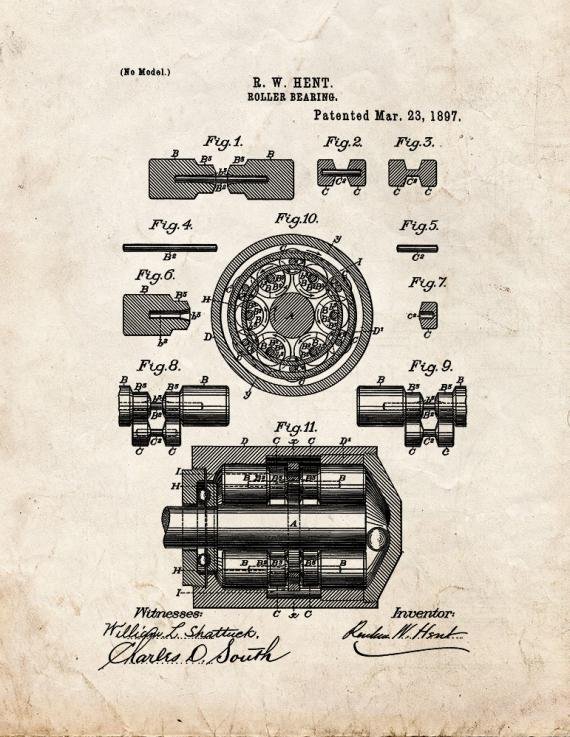 Patent Blueprint 3971 1 12 A4 Photo Print