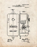 Patent Blueprint 3974 1 12 A4 Photo Print