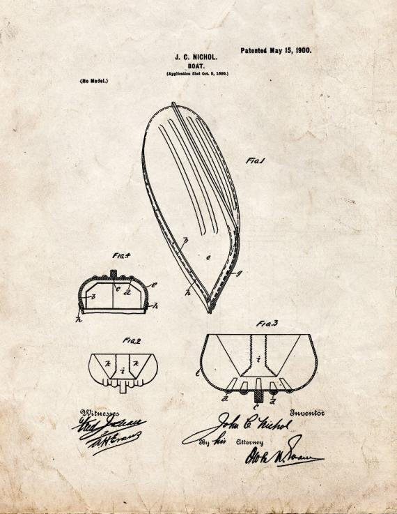 Patent Blueprint 3984 1 12 A4 Photo Print