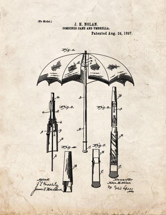 Patent Blueprint 3988 1 12 A4 Photo Print