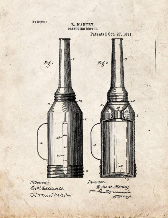 Patent Blueprint 3991 1 12 A4 Photo Print