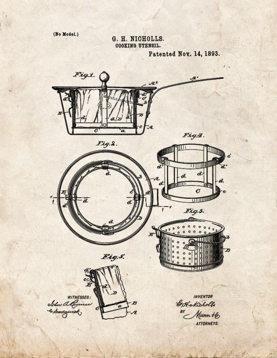 Patent Blueprint 4005 1 12 A4 Photo Print