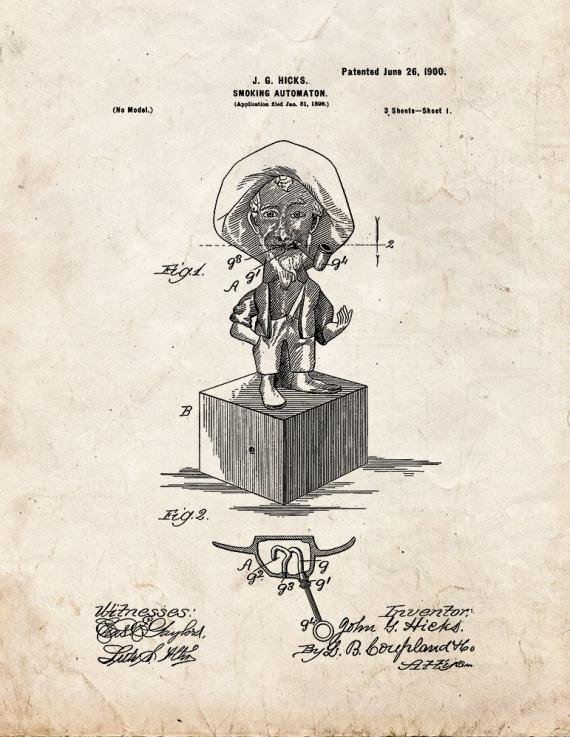 Patent Blueprint 4011 1 12 A4 Photo Print