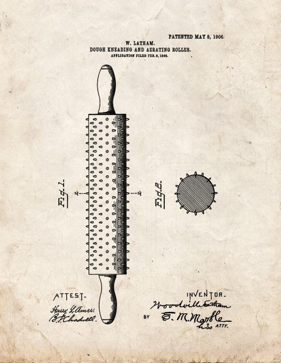 Patent Blueprint 4012 1 12 A4 Photo Print