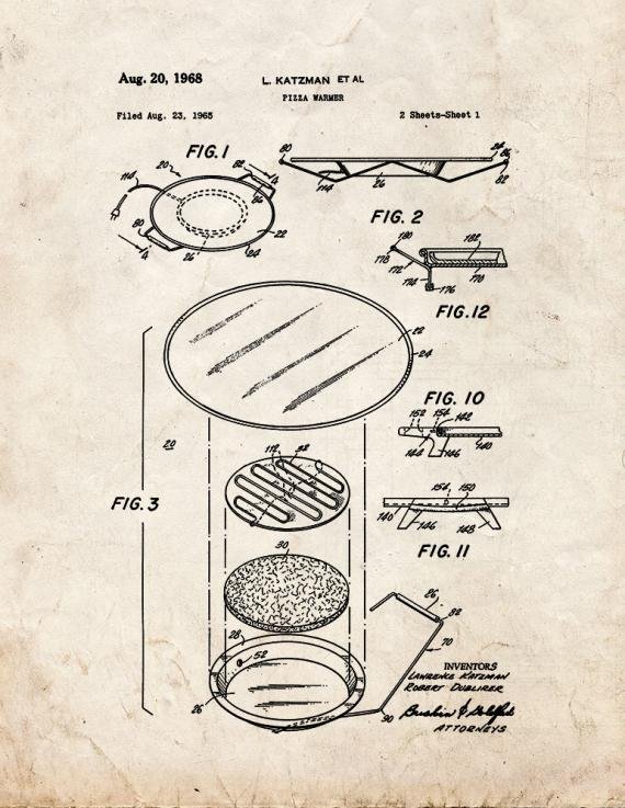 Patent Blueprint 4017 1 12 A4 Photo Print