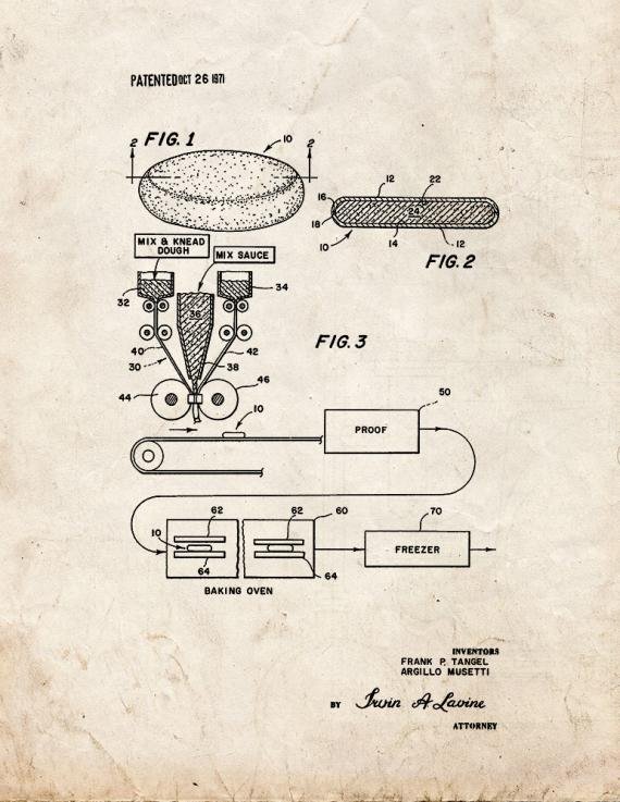 Patent Blueprint 4018 2 12 A4 Photo Print