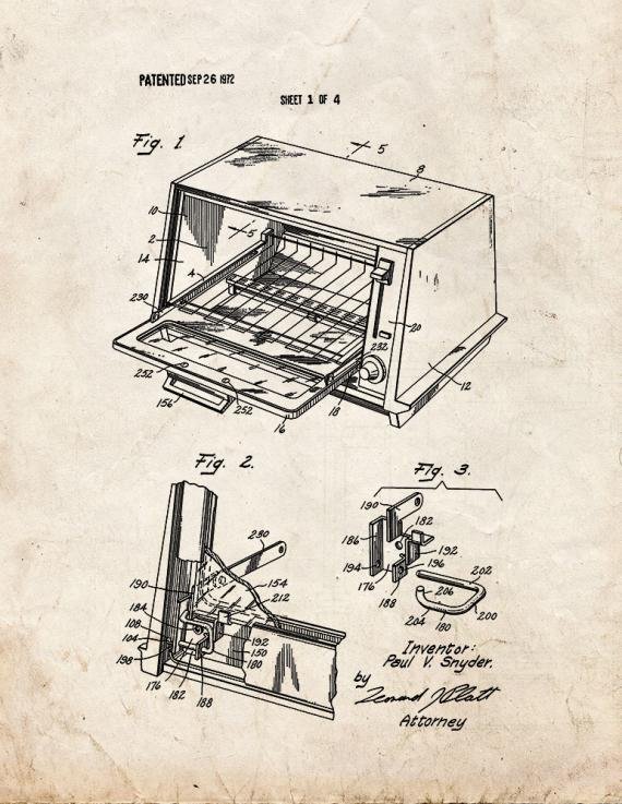 Patent Blueprint 4021 2 12 A4 Photo Print