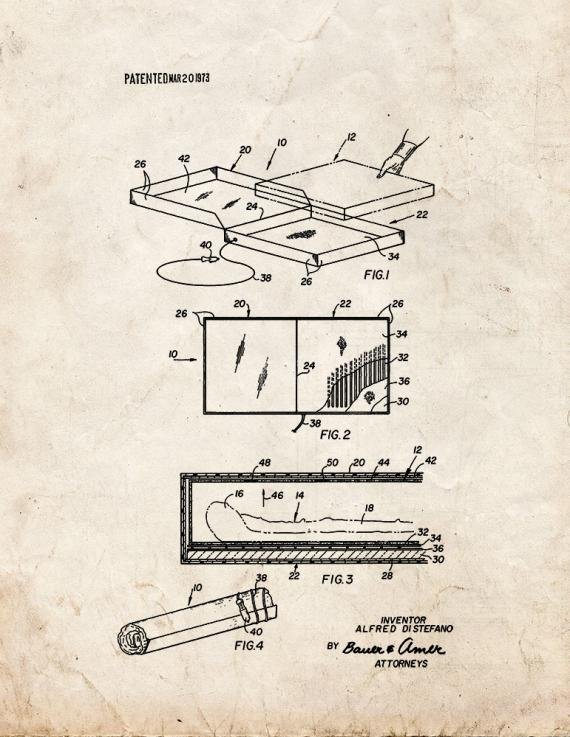 Patent Blueprint 4022 2 12 A4 Photo Print