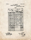 Patent Blueprint 4026 1 12 A4 Photo Print
