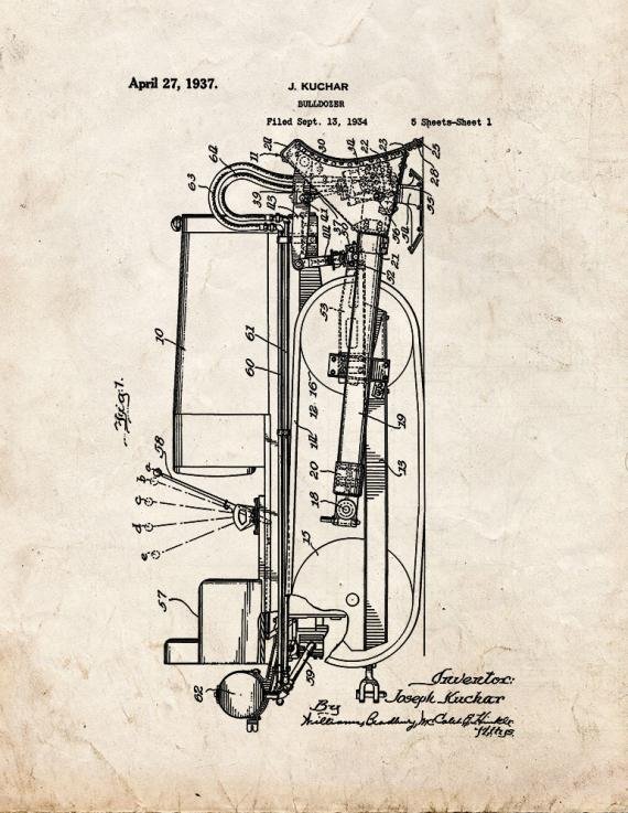 Patent Blueprint 4027 1 12 A4 Photo Print