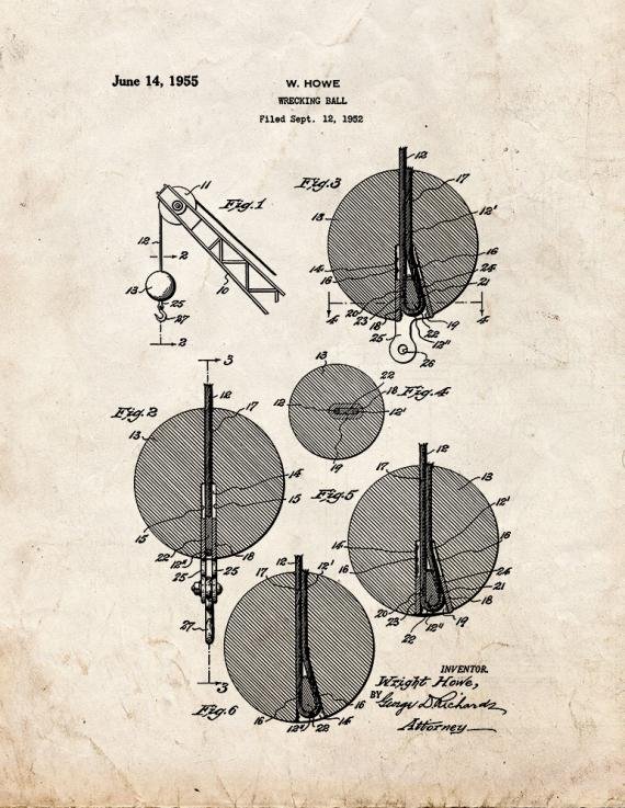 Patent Blueprint 4032 1 12 A4 Photo Print