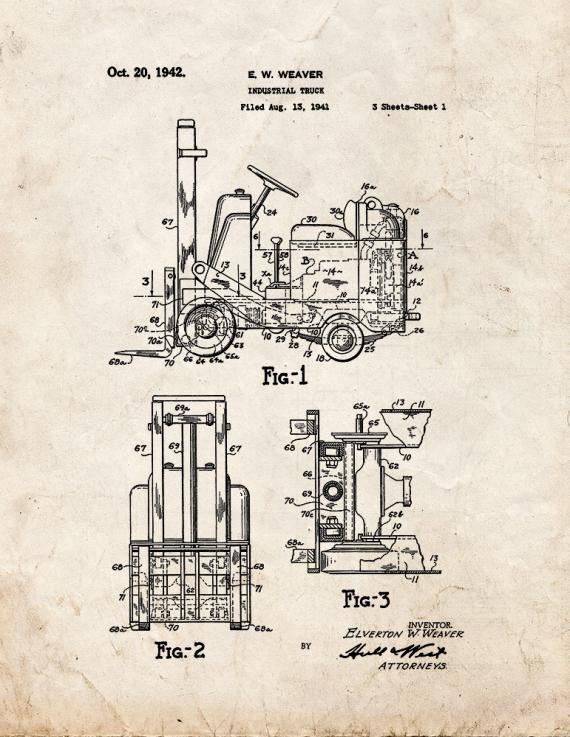 Patent Blueprint 4034 1 12 A4 Photo Print