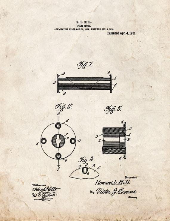 Patent Blueprint 4039 1 12 A4 Photo Print