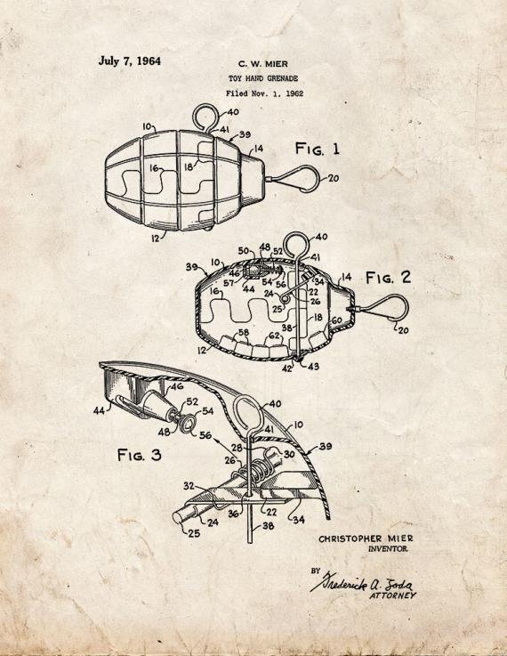 Patent Blueprint 404 1 12 A4 Photo Print
