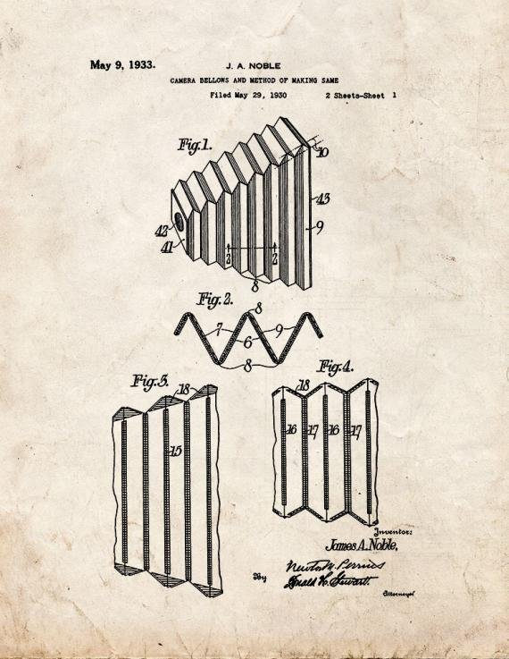 Patent Blueprint 4042 1 12 A4 Photo Print