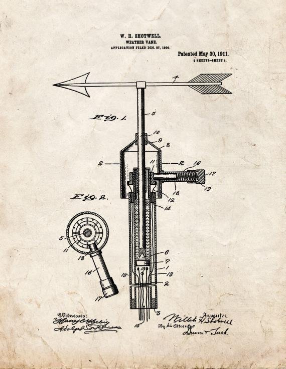 Patent Blueprint 4046 1 12 A4 Photo Print