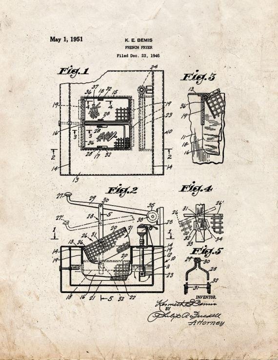 Patent Blueprint 4048 1 12 A4 Photo Print