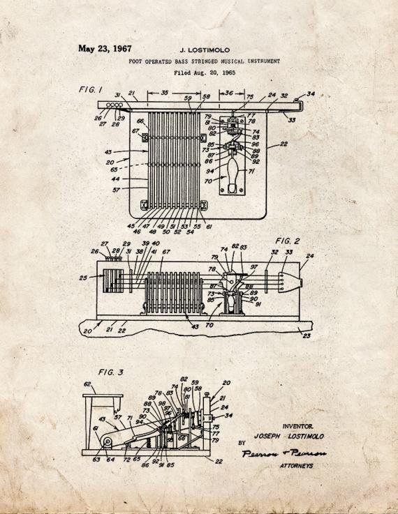 Patent Blueprint 405 1 12 A4 Photo Print
