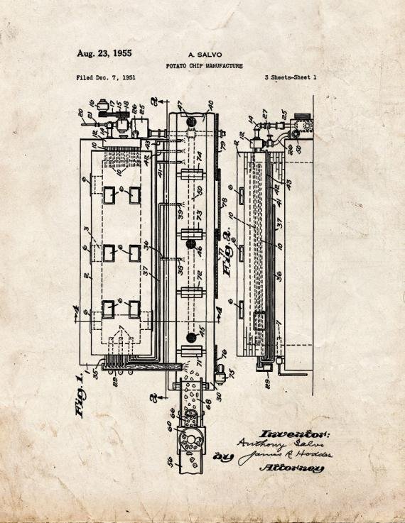 Patent Blueprint 4051 1 12 A4 Photo Print