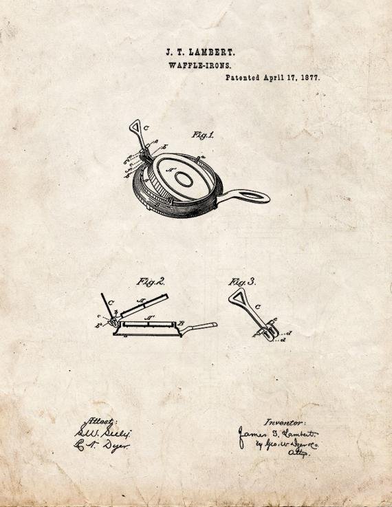 Patent Blueprint 4052 1 12 A4 Photo Print