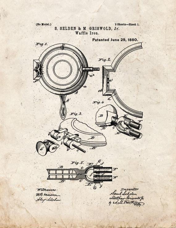 Patent Blueprint 4053 1 12 A4 Photo Print
