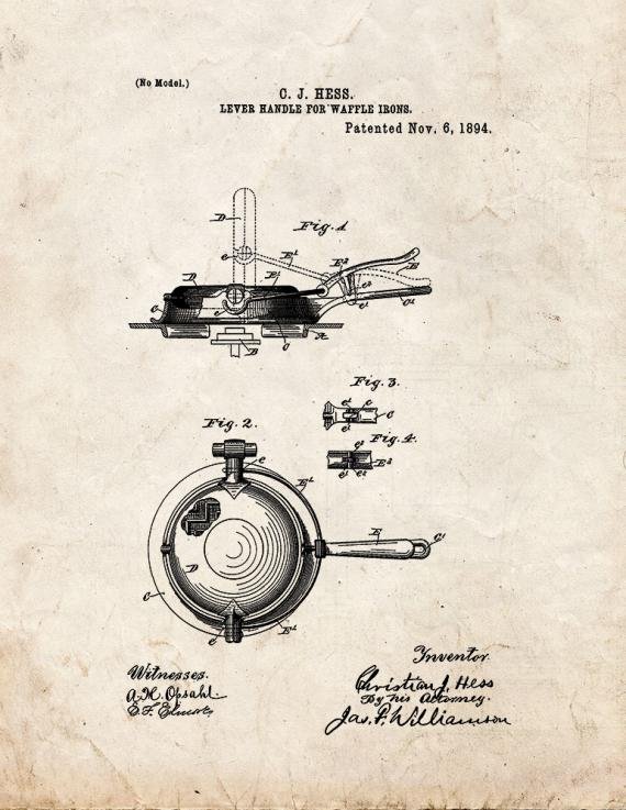 Patent Blueprint 4054 1 12 A4 Photo Print
