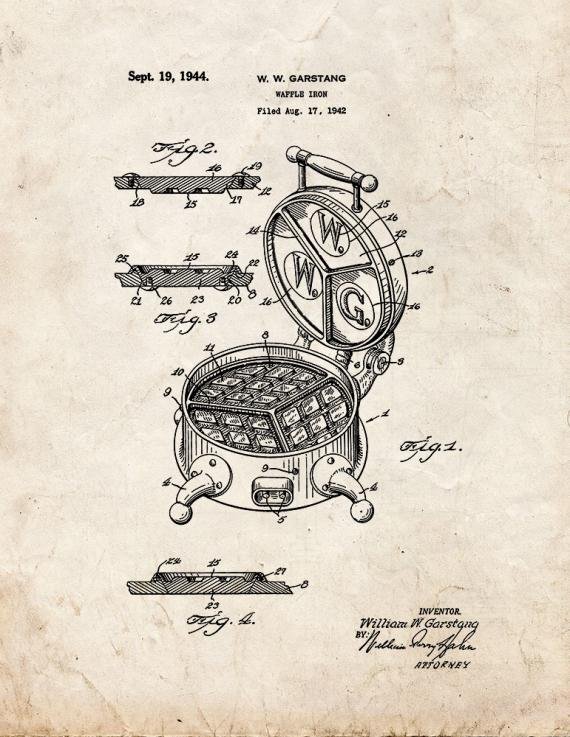 Patent Blueprint 4055 1 12 A4 Photo Print