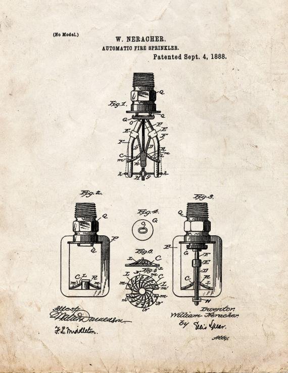 Patent Blueprint 4066 1 12 A4 Photo Print