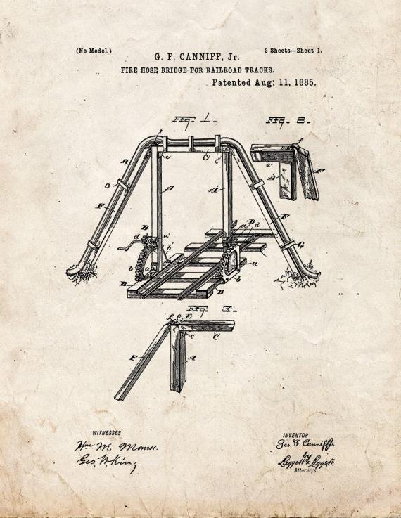 Patent Blueprint 4068 1 12 A4 Photo Print