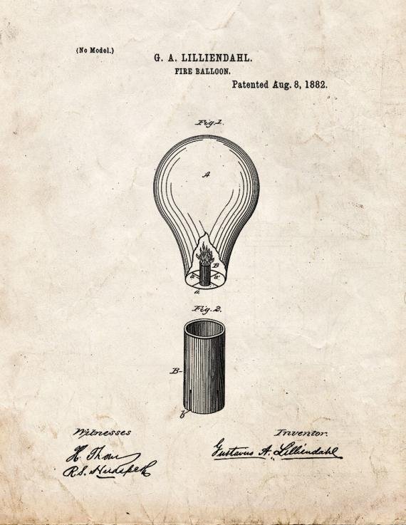 Patent Blueprint 4069 1 12 A4 Photo Print