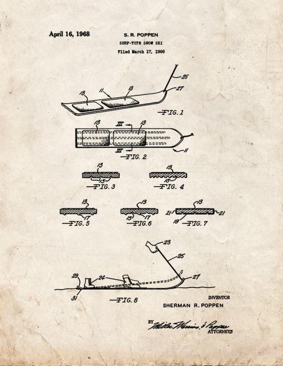 Patent Blueprint 407 1 12 A4 Photo Print