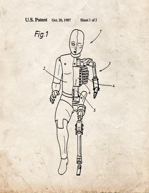 Patent Blueprint 4084 2 12 A4 Photo Print