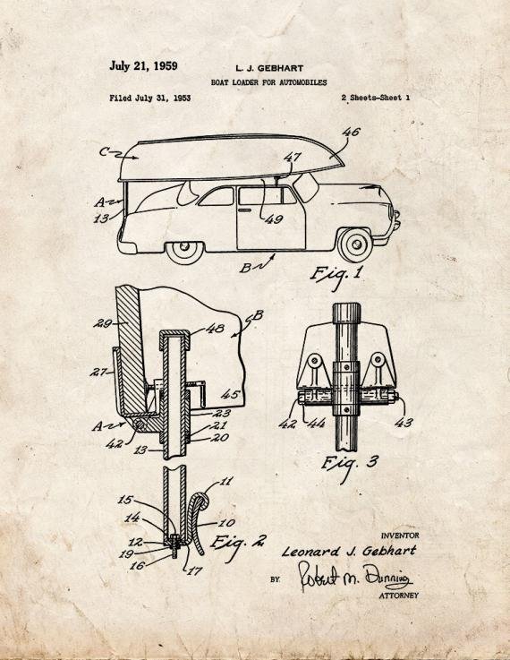 Patent Blueprint 4086 1 12 A4 Photo Print
