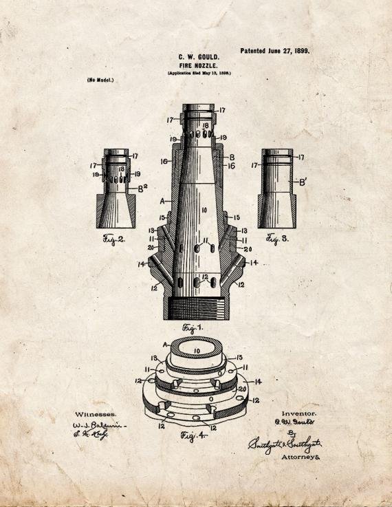 Patent Blueprint 4093 1 12 A4 Photo Print