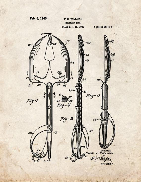 Patent Blueprint 4101 1 12 A4 Photo Print