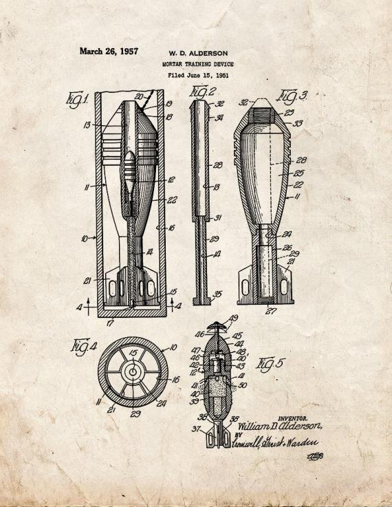 Patent Blueprint 4105 1 12 A4 Photo Print