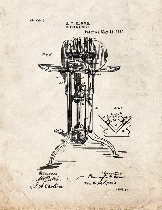 Patent Blueprint 4115 1 12 A4 Photo Print
