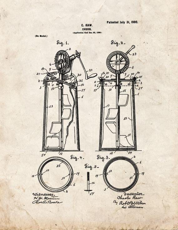 Patent Blueprint 4117 1 12 A4 Photo Print