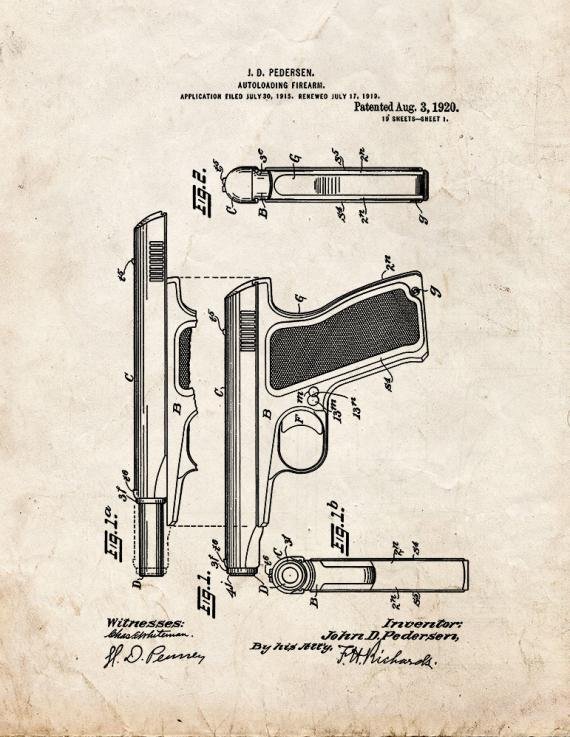 Patent Blueprint 4126 1 12 A4 Photo Print