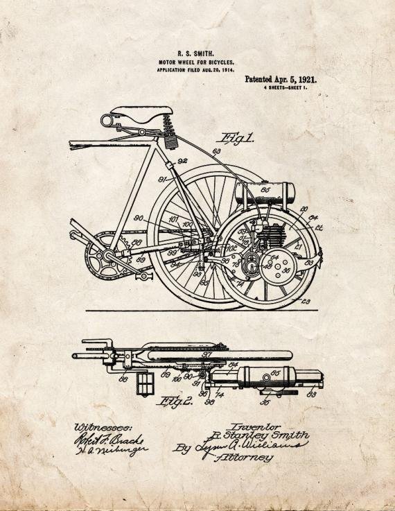 Patent Blueprint 4128 1 12 A4 Photo Print