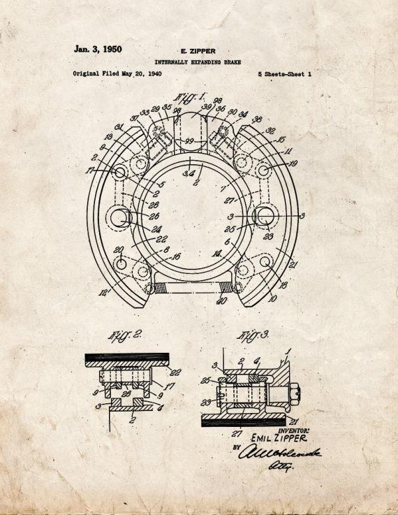 Patent Blueprint 414 1 12 A4 Photo Print