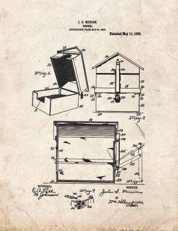 Patent Blueprint 4140 1 12 A4 Photo Print