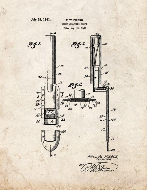 Patent Blueprint 4143 1 12 A4 Photo Print