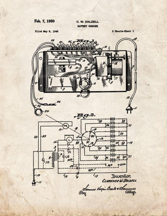 Patent Blueprint 415 1 12 A4 Photo Print